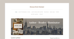 Desktop Screenshot of donnadrewsawyer.com